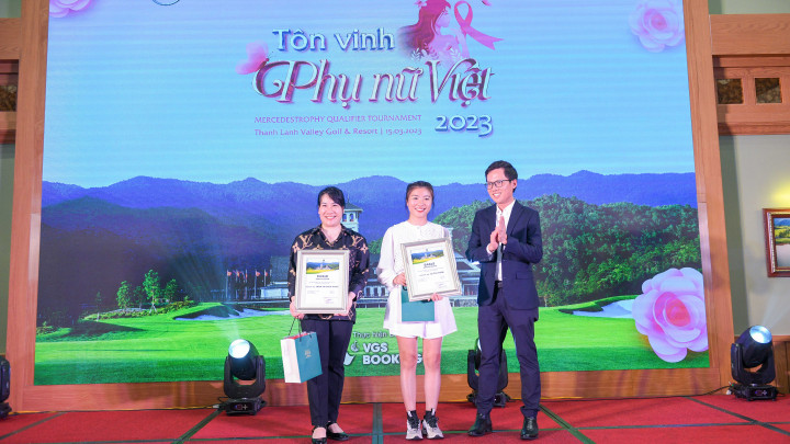 Ghi điểm Eagle, Lê Thị Hiền và Trần Thị Bích Ngọc nhận cúp bảng A giải Tôn vinh phụ nữ Việt 2023