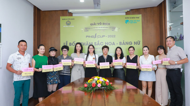 Đã chọn xong Sắc hoa cho 12 đội tuyển Nữ dự giải Vô địch các CLB Golf Hà Nội Mở rộng – PING CUP 2022